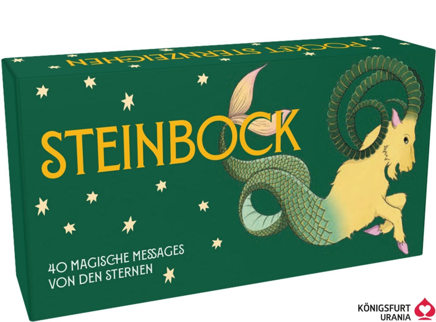 Sternzeichen Steinbock -- 40 Karten in Magnetschachtel mit Metallicfol / Ginny Chiara Viola