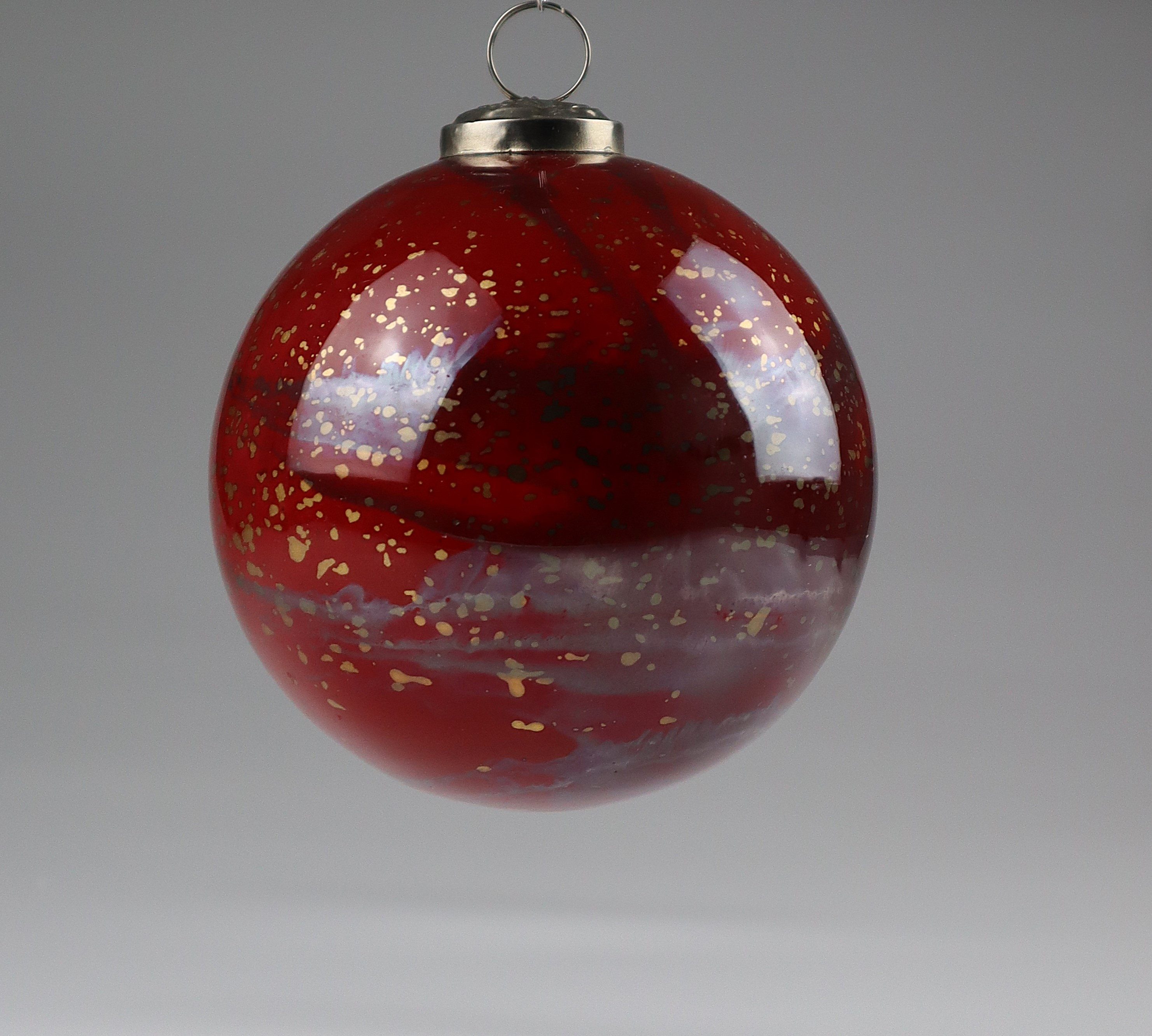 Weihnachtsbaumkugel aus Glas, Ø: 8 cm