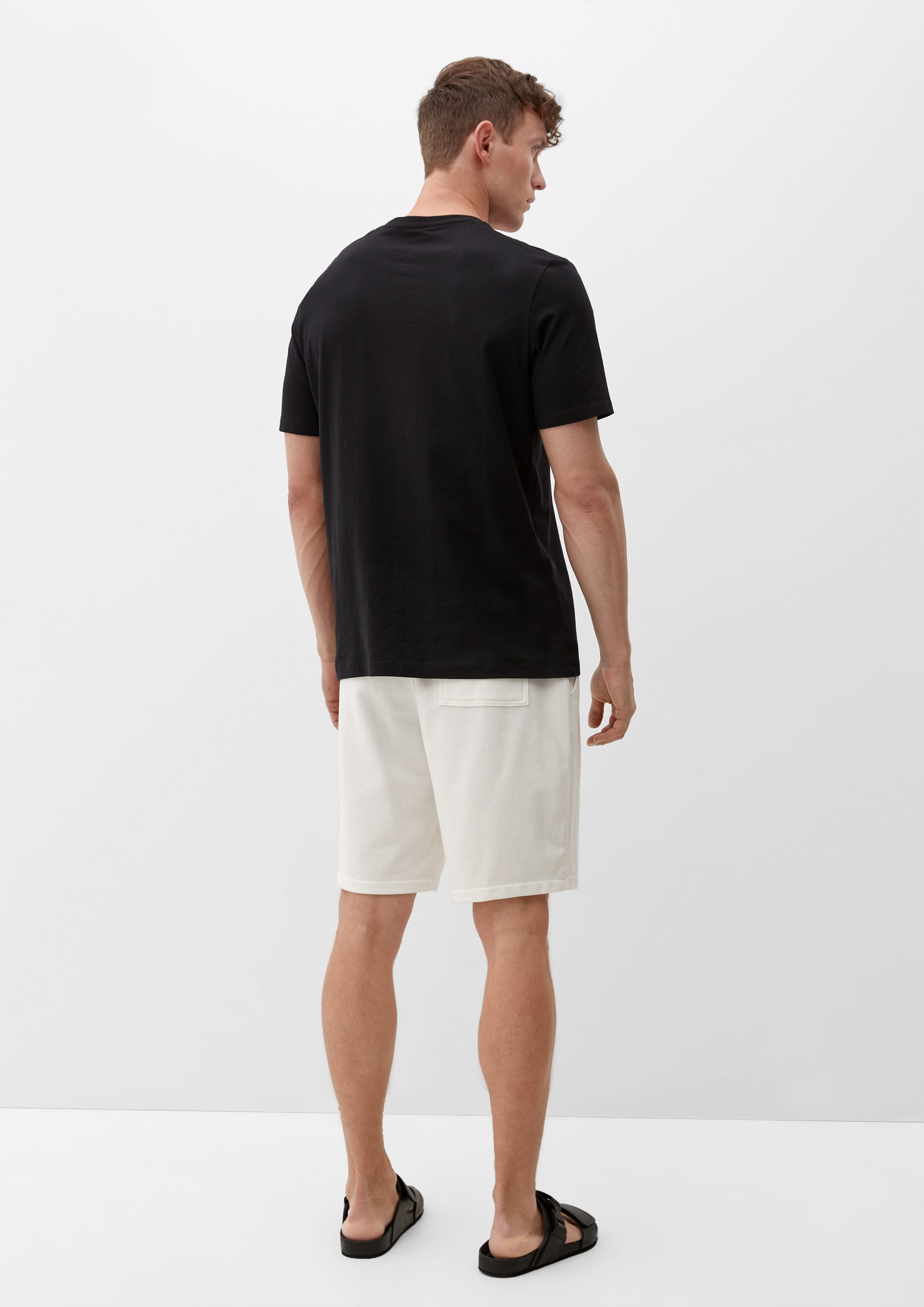 s.Oliver Relaxed: Bermudas Bermuda-Jogger weiß
