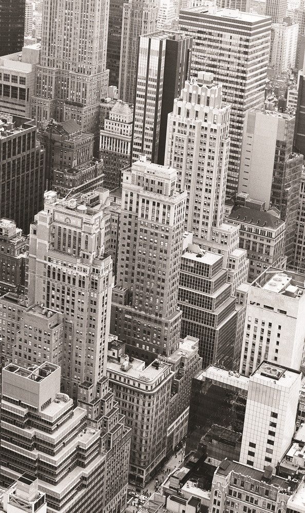 Seitenzugrollo digital bedrucktes Sichtschutzrollo, Motiv: New York, Clever-Kauf-24, Wand- oder Deckenmontage, Wand- oder Deckenmontage