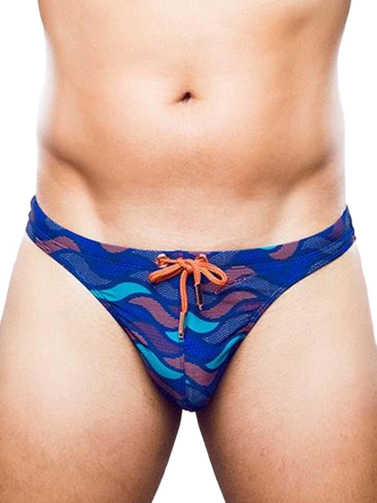 2eros Badehose 2Eros Print Swim Thongs V80 Ocean Blue