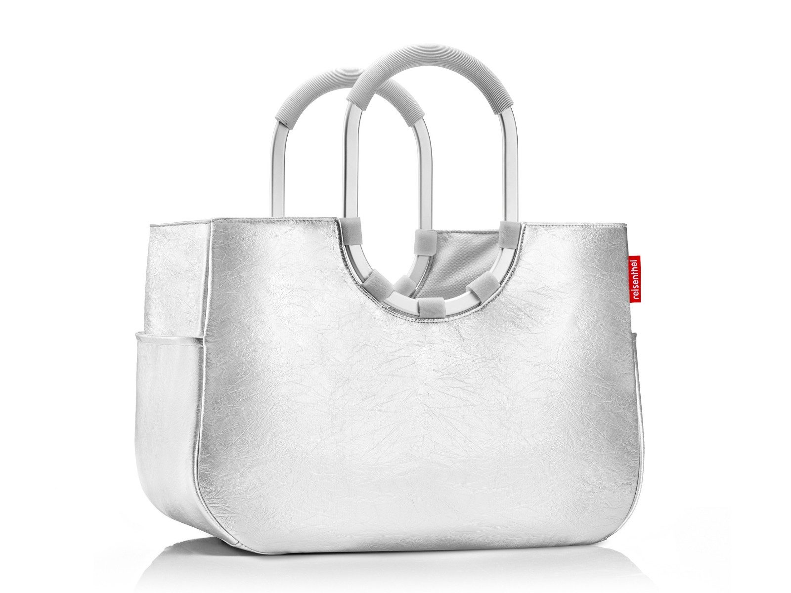 REISENTHEL® Tragetasche loopshopper L silver crackle günstig online kaufen