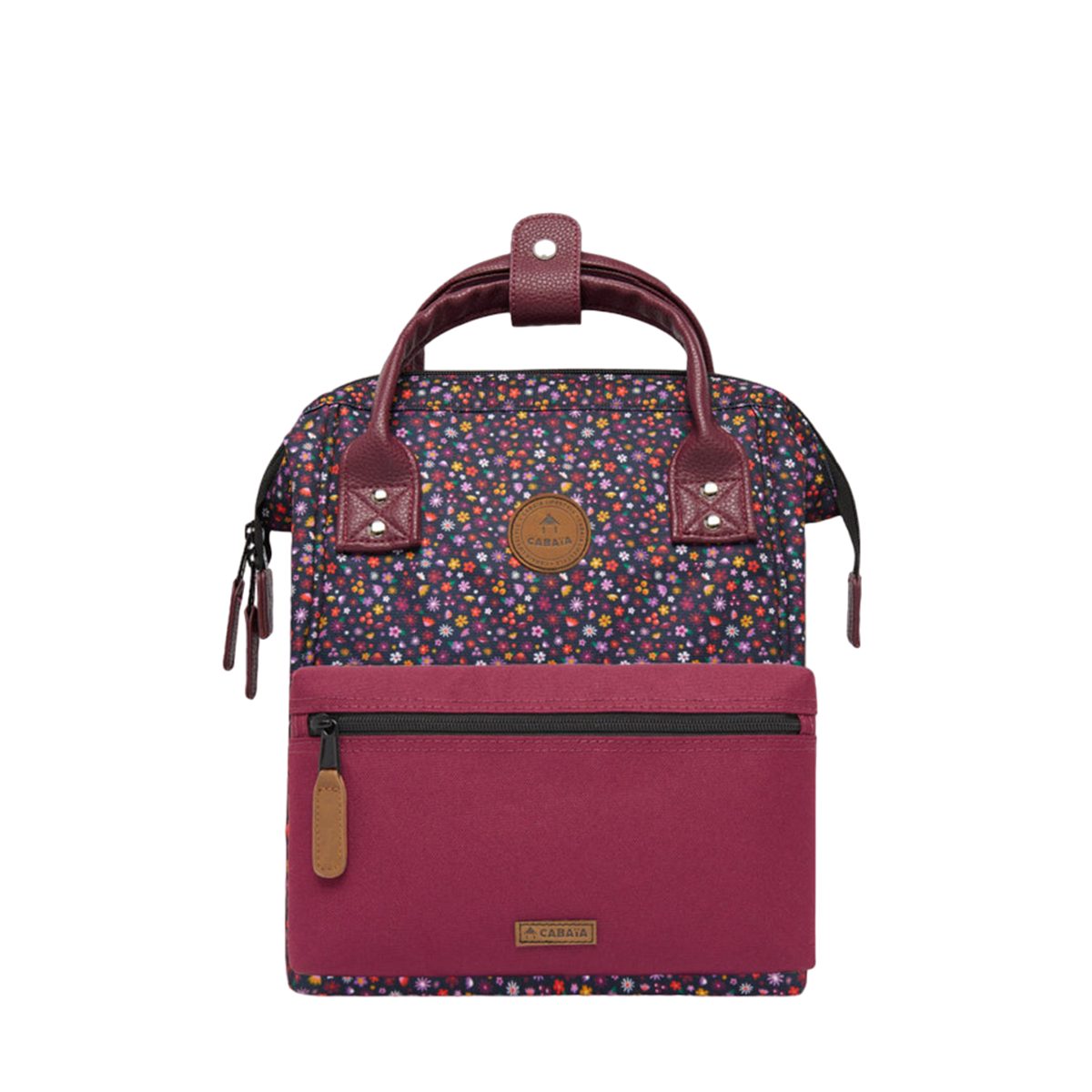 CABAIA Rucksack Adventurer Small Lausanne (Set, 3-tlg., inkl. 2 auswechselbaren Vordertaschen), Tagesrucksack mit austauschbaren Vordertaschen