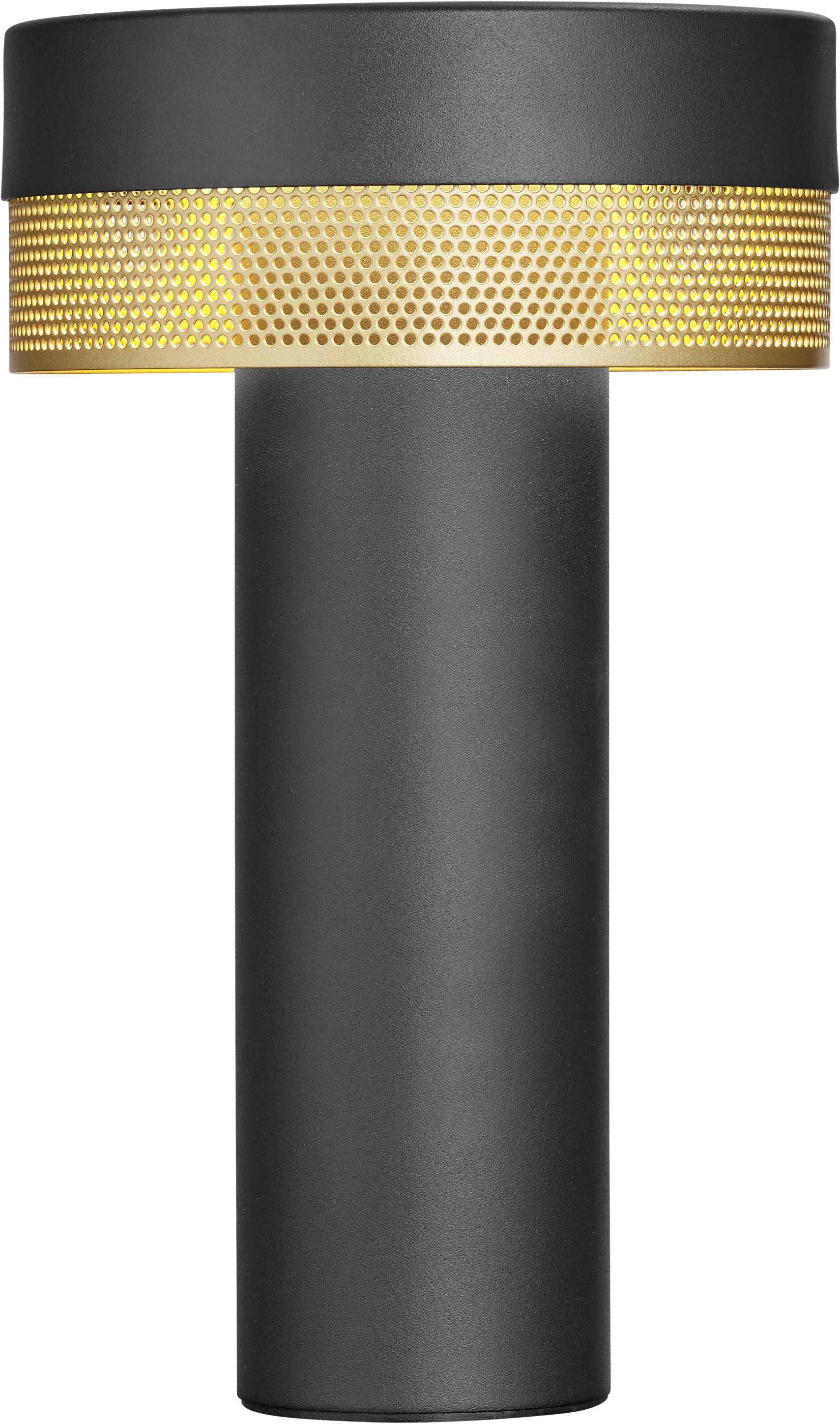 HELL höllisch gutes Licht LED Tischleuchte MESH-B, LED fest integriert, Warmweiß, Tastdimmer, IP54