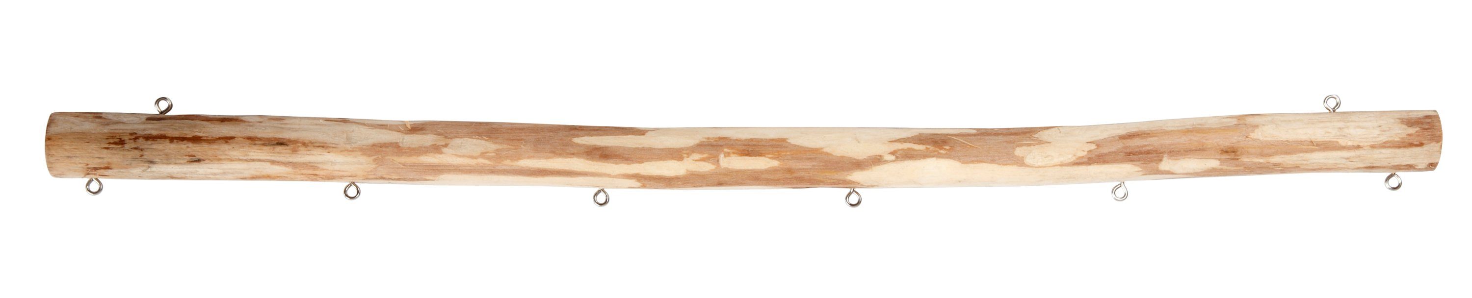 creativ company Bastelnaturmaterial Dekomaterial Ast mit Ösen, 1,5 cm - 2 cm stark