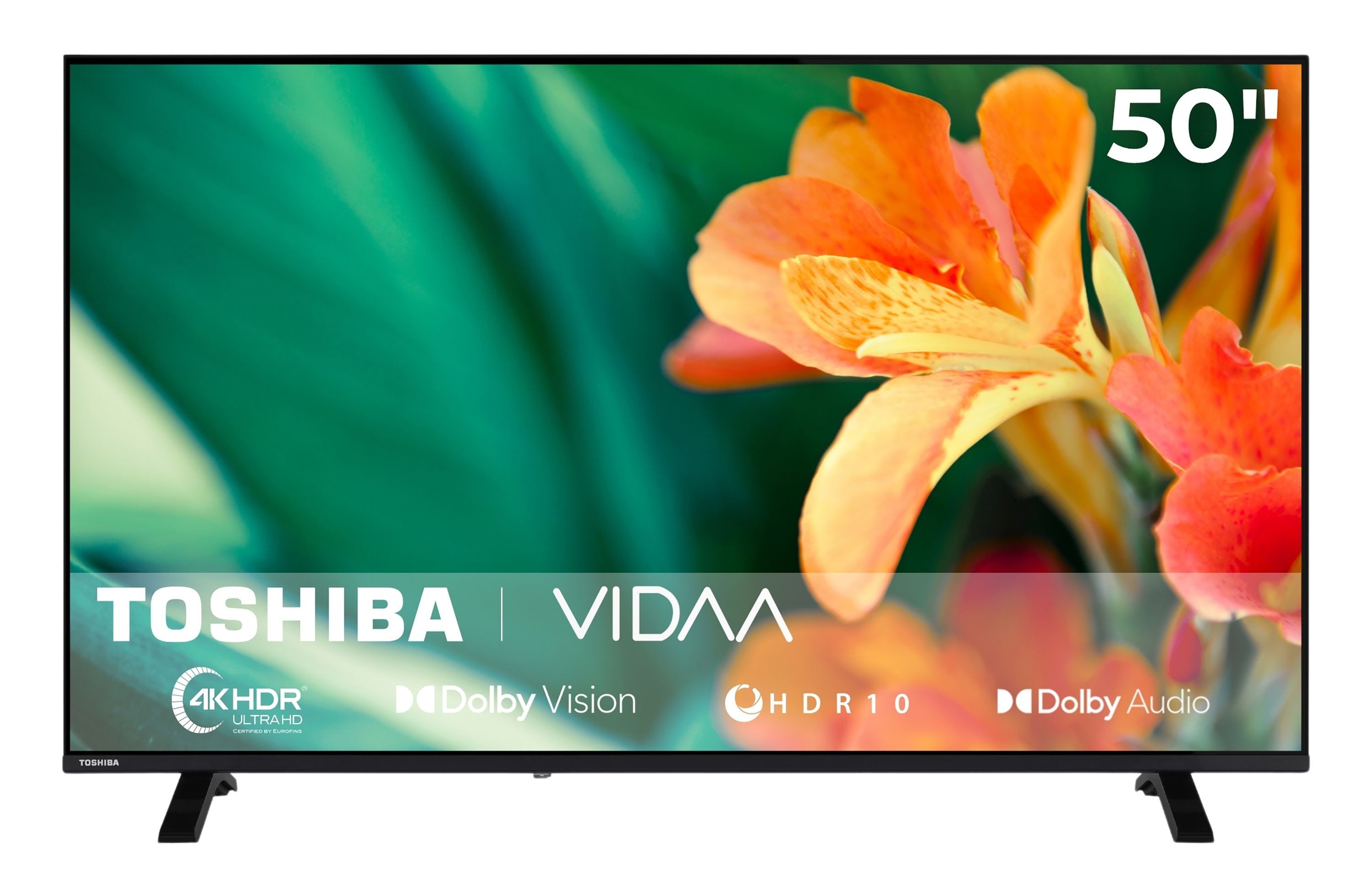 Toshiba 50UV1563DDW LCD-LED Fernseher (126 cm/50 Zoll, 4K Ultra HD, VIDAA Smart TV, VIDAA Smart TV, HDR Dolby Vision, Triple-Tuner)