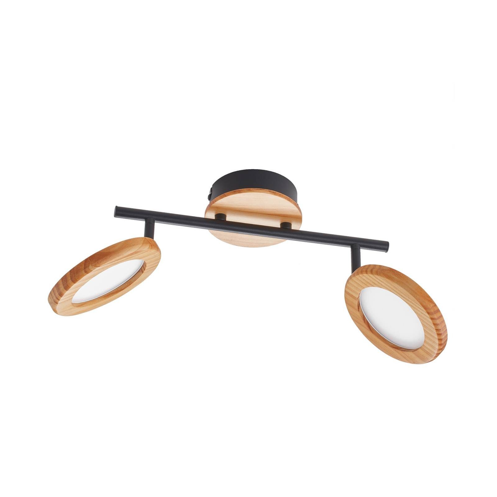 Lindby Deckenstrahler Manel, LED, Metall warmweiß IP20, LED 10 W gesamt, warmweiß