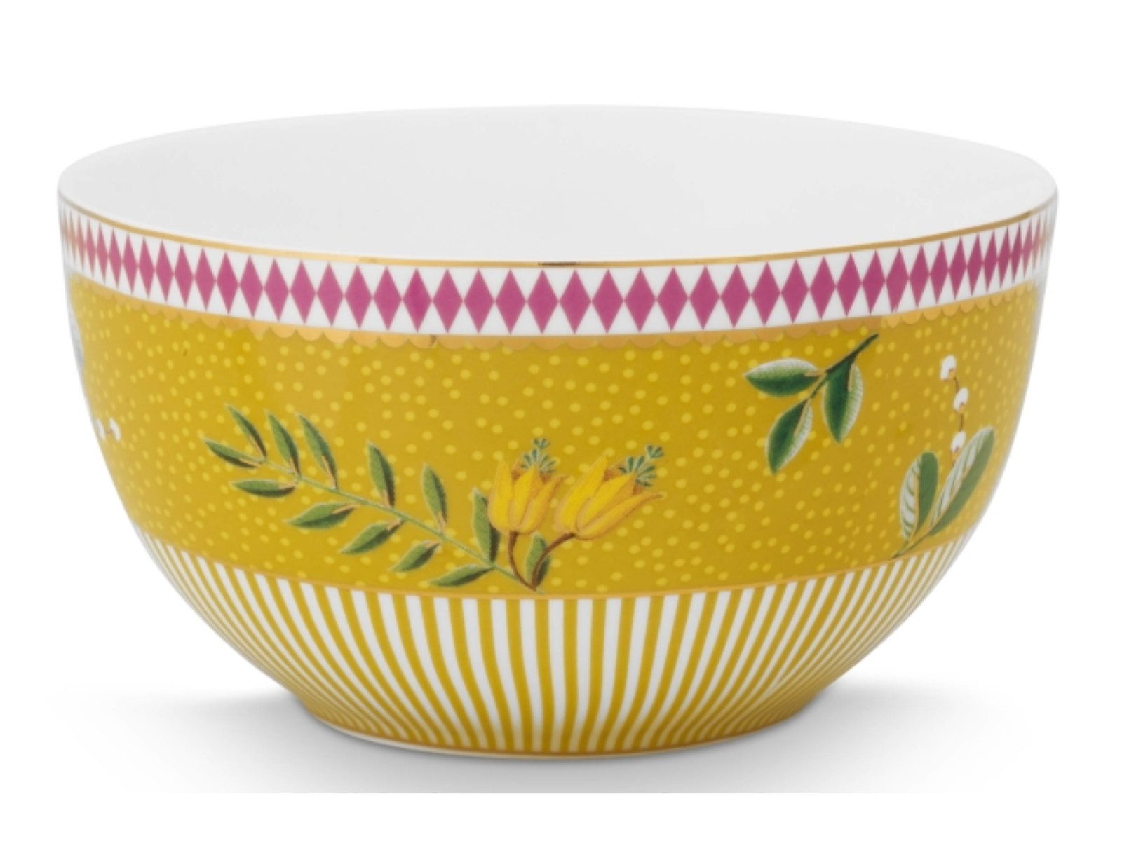 PiP Studio Schale La Majorelle Bowl gelb 12 cm, Porzellan, (Schüsseln & Чаші), Bowl La Majorelle Yellow 12cm