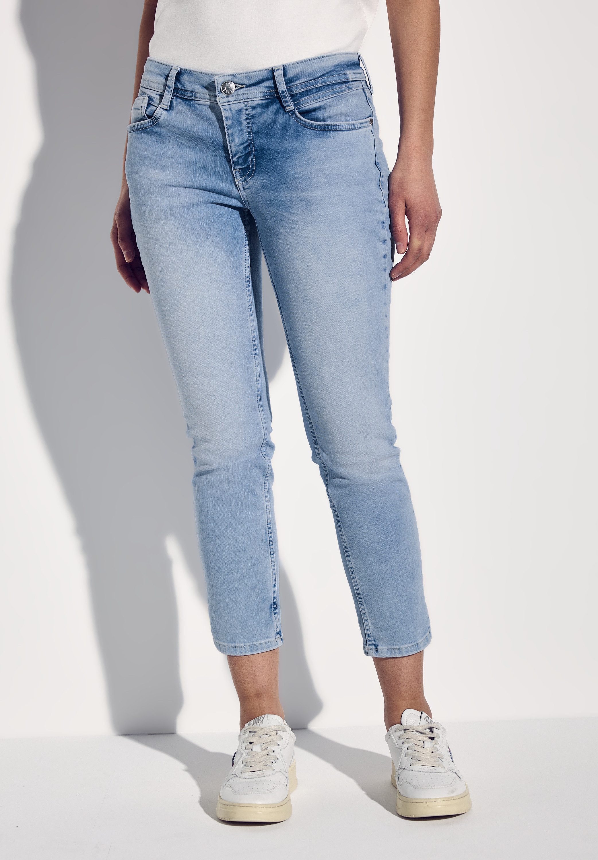 STREET ONE Slim-fit-Jeans, aus Baumwolle mit Stretchanteil günstig online kaufen