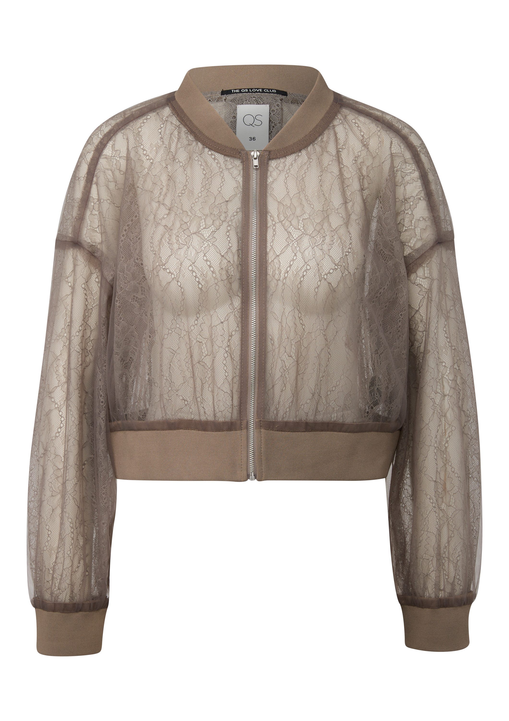 QS Funktionsjacke Indoor-Jacke Spitzenblouson