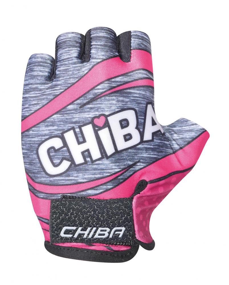 Fahrradhandschuhe CHIBA Kids - Radhandschuhe Kinder pink, Größe M, atmungsaktiv & griffi