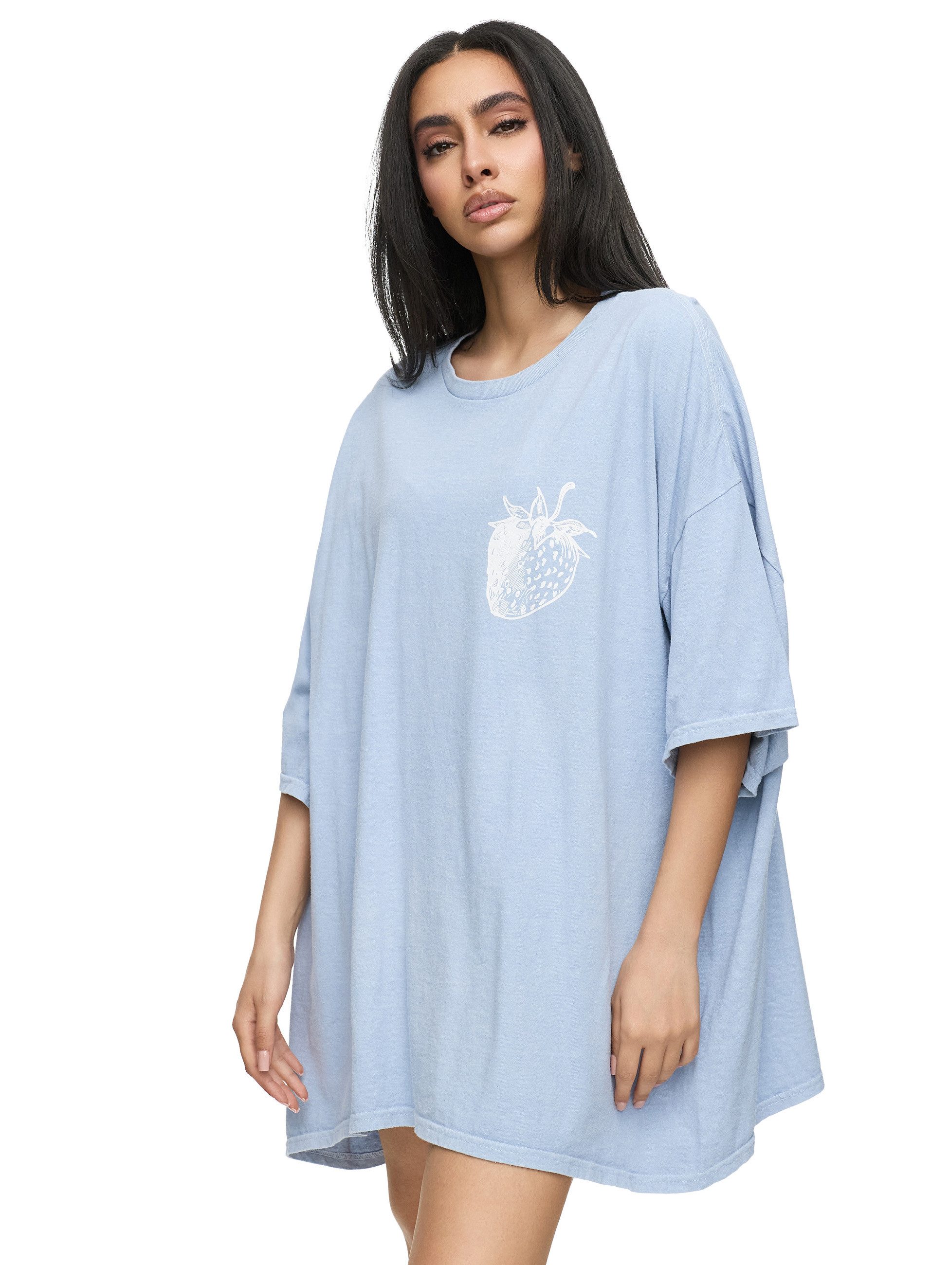 Worldclassca T-Shirt Worldclassca Oversized Print STRAWBERRY günstig online kaufen