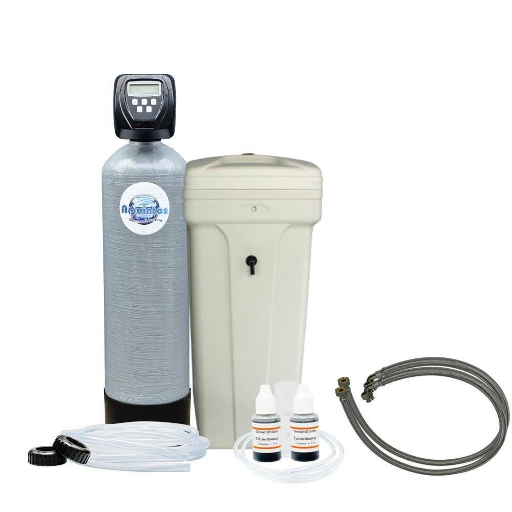 Aquintos Wasseraufbereitung Wasserhahn-Wasserfilter Entkalkungsanlage MEC100 TOP-Line, Wasserenthärter
