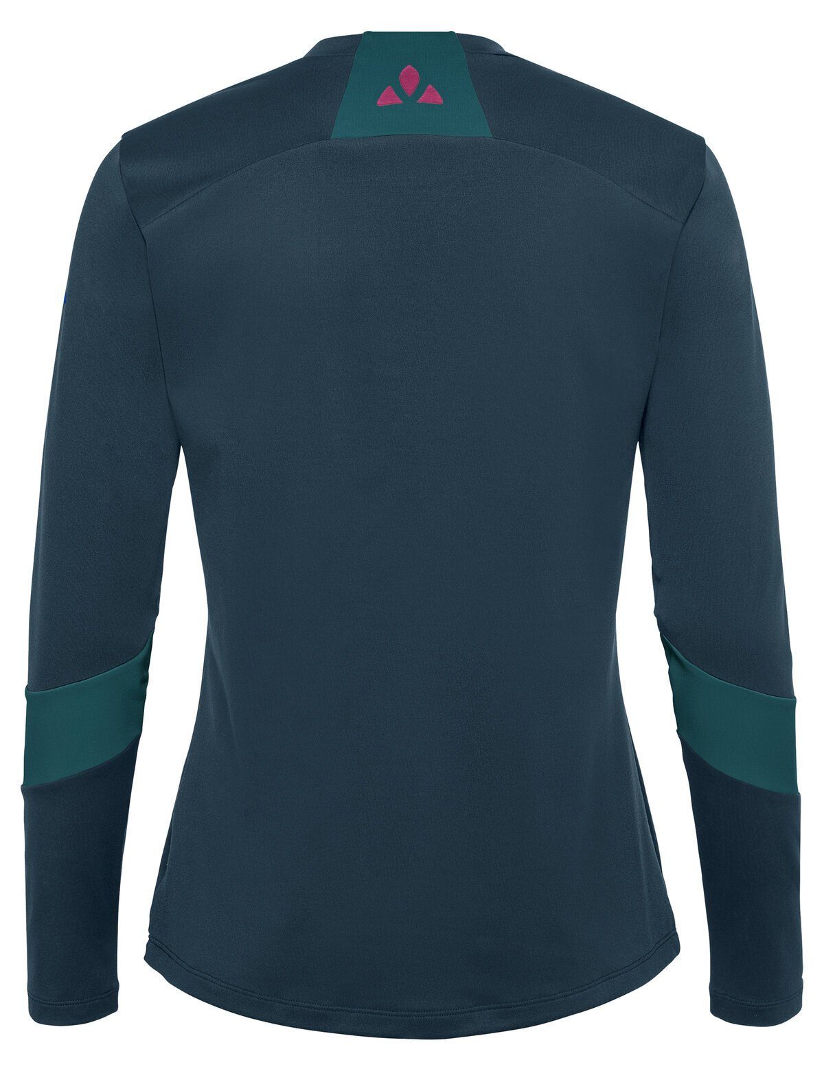 sea (1-tlg) LS Shirt Green VAUDE Women's Rundhalspullover dark Qimsa Logo Shape