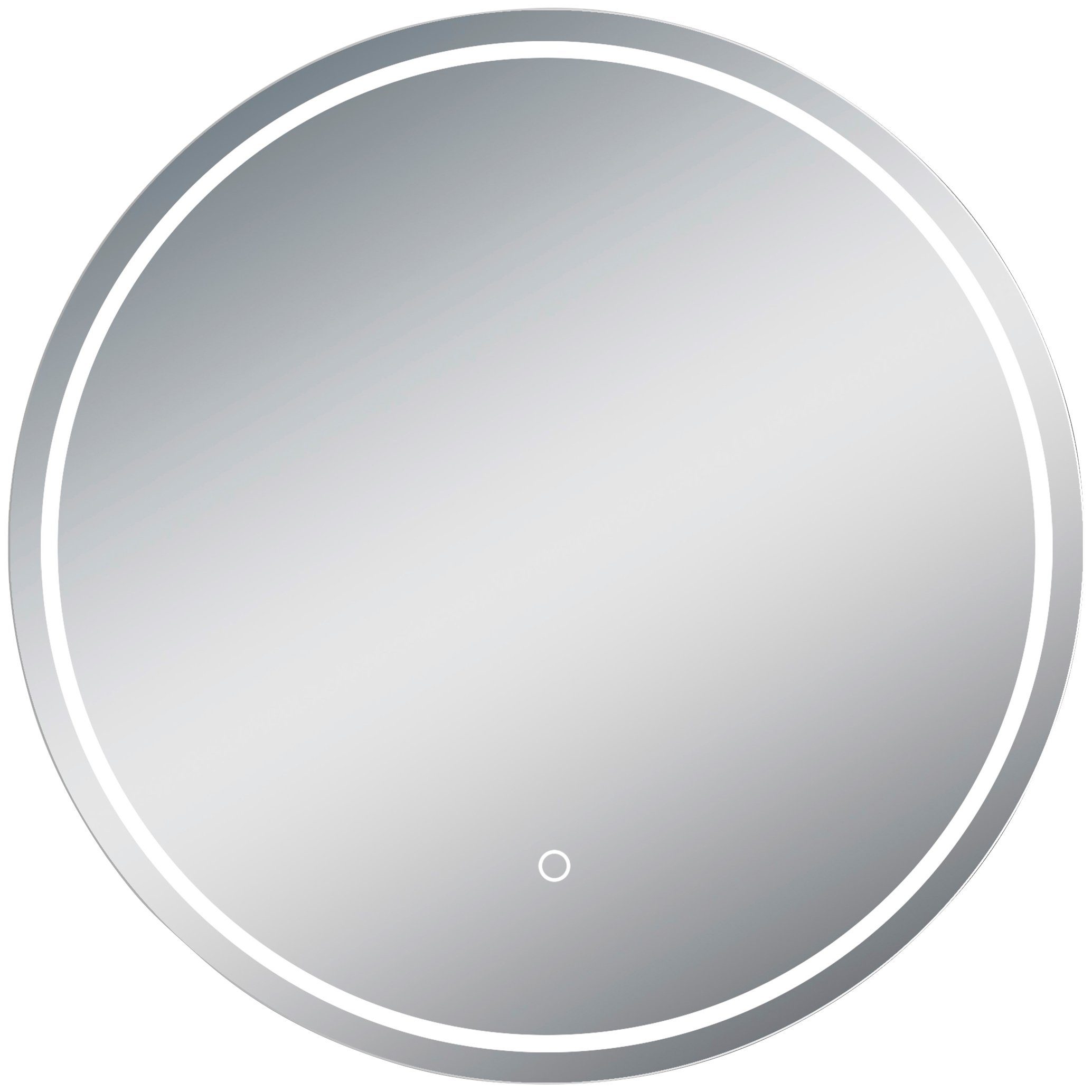 Talos Badspiegel Moonshine (Komplett-Set), Durchmesser: 60 cm, energiesparend, mit Sensorschalter