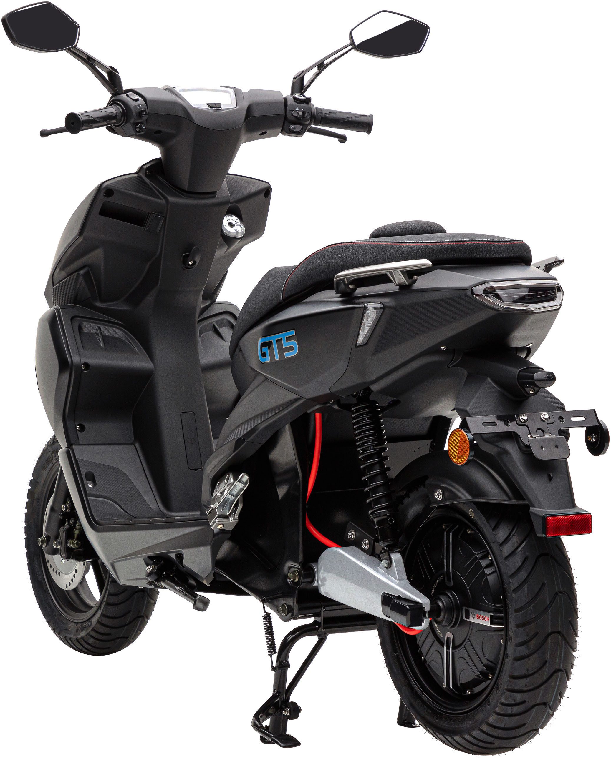 Nova Motors E-Motorroller eGt5 2 Akkus und TC, 4000 W, 45 km/h, Doppelakkusystem sitzt im Staufach