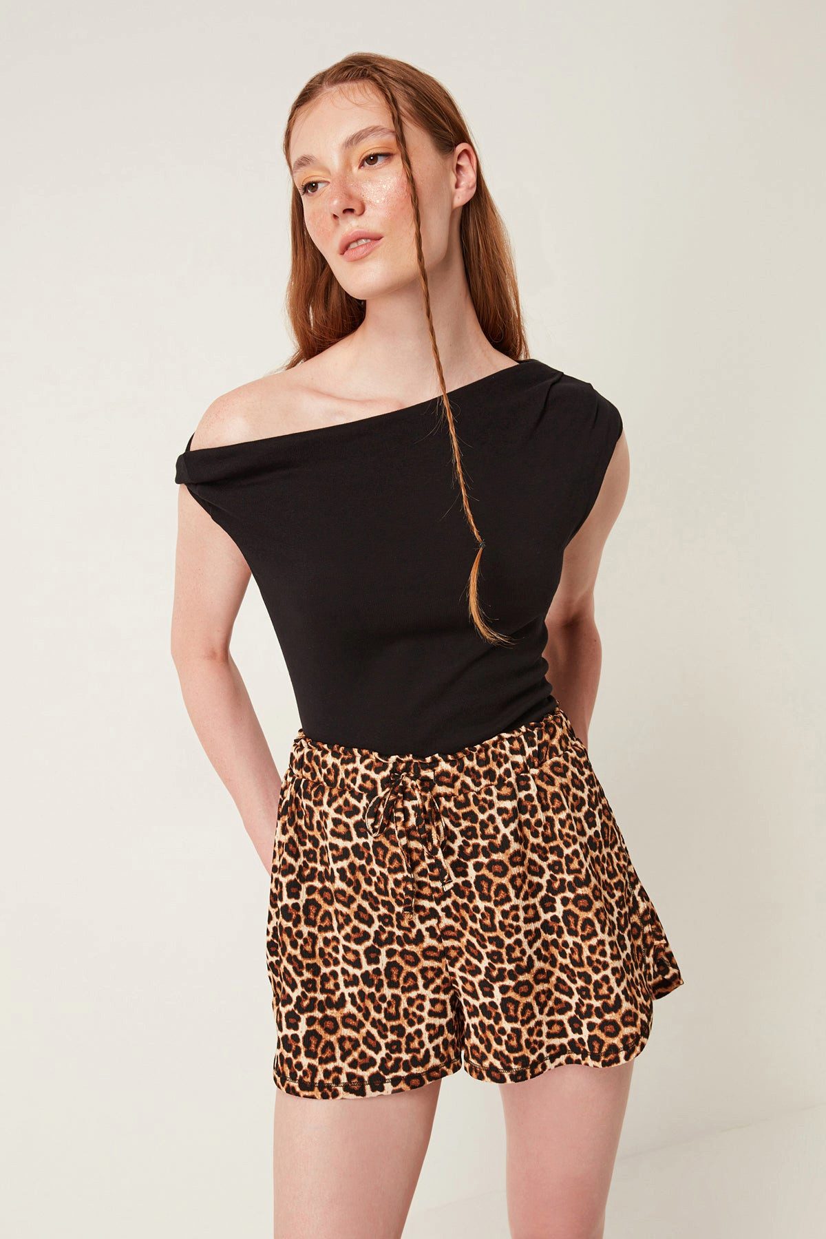 Blusentop schulterfreie Bluse