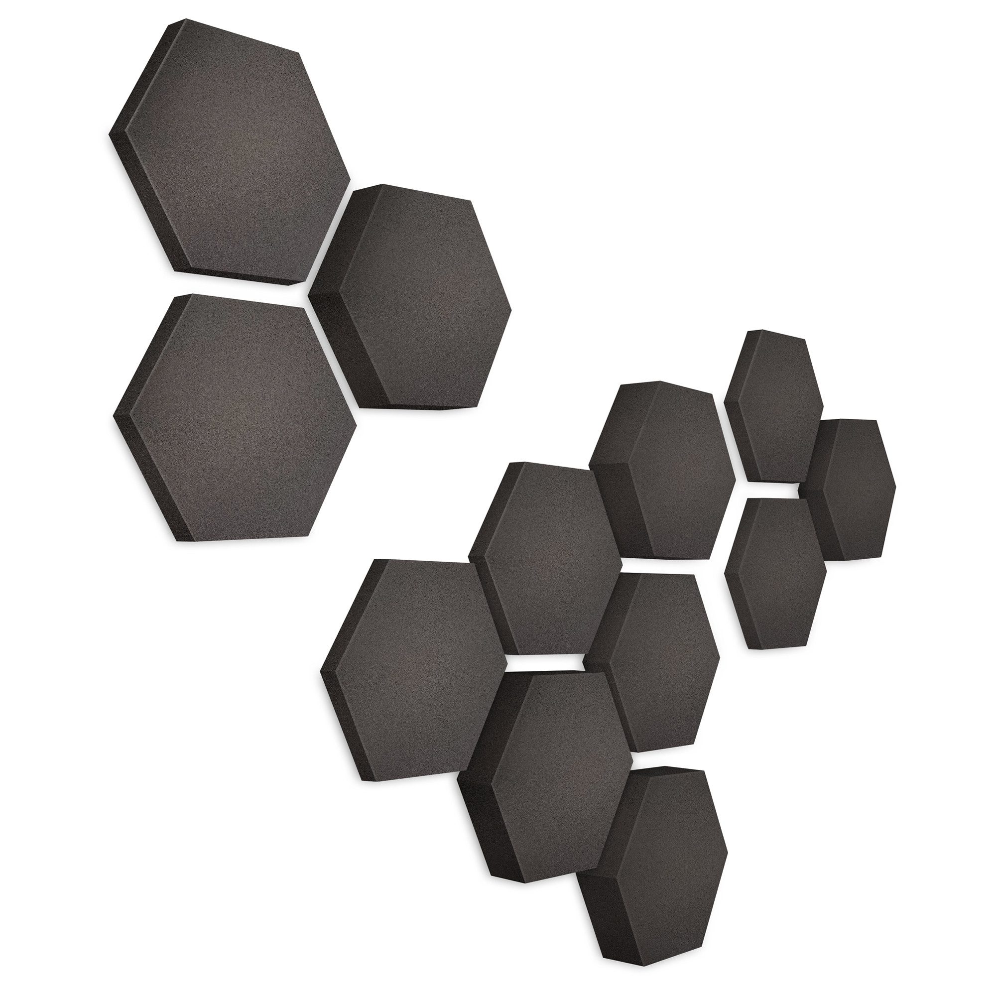 platino24 Akustikplatte Edition LOFT 12 Elemente 3D I Ø 300mm, Schalldämmung Wand & Decke