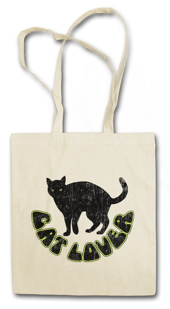 Beuteltasche Cat Lover Stofftasche Katzen Liebhaber Katze Kitty Kitten Rockabella