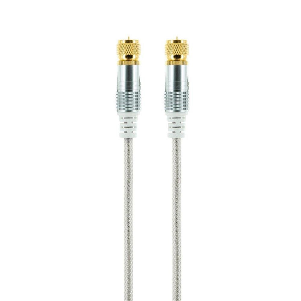 Schwaiger KVCHD30532 SAT-Kabel, SAT Anschlusskabel, 110 dB, 3m, transparent, Empfängerkabel, Koaxialkabel