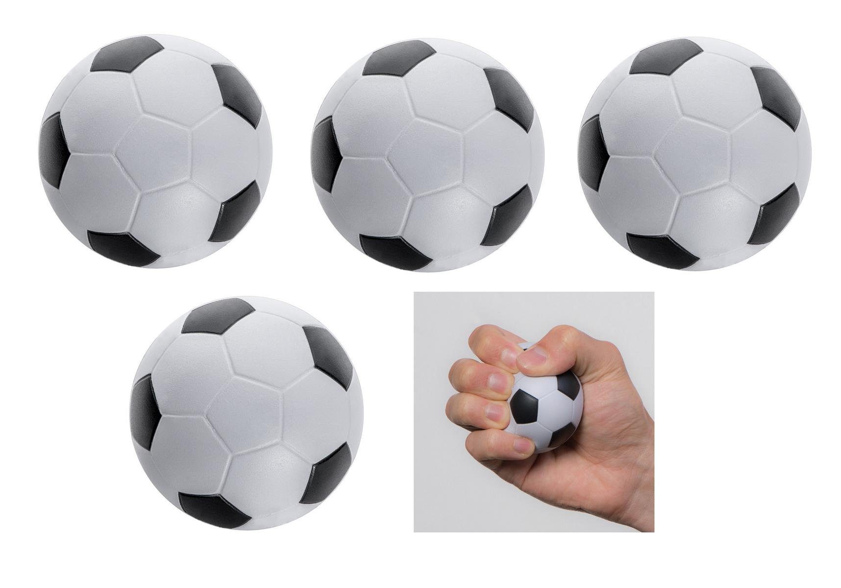 Physioball 5x Anti-Stressball / Wutball / "Fußball"