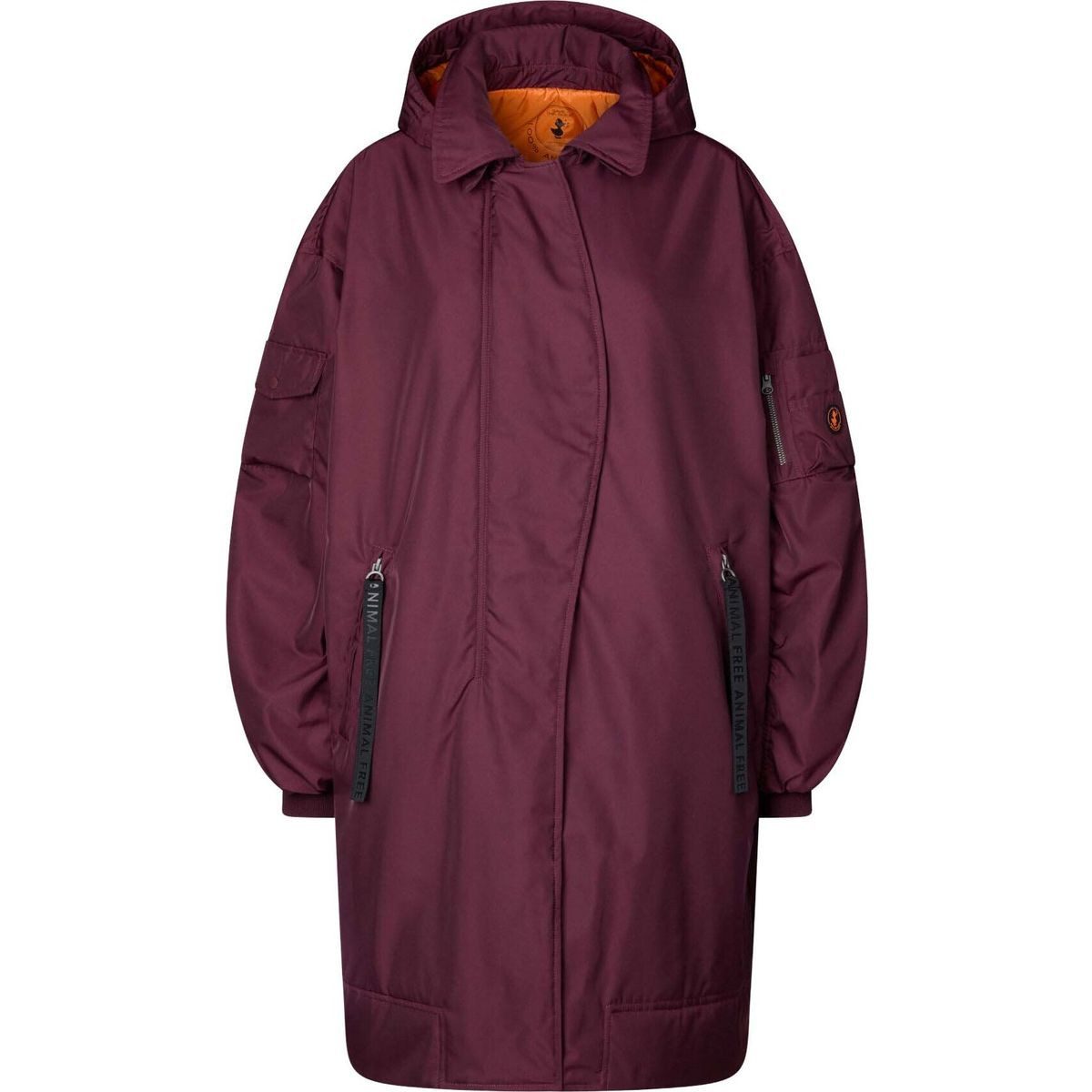 SAVE THE DUCK Outdoorjacke ISA Moderner Damenmantel im Bomber-Style mit tierfreier Wattierung für