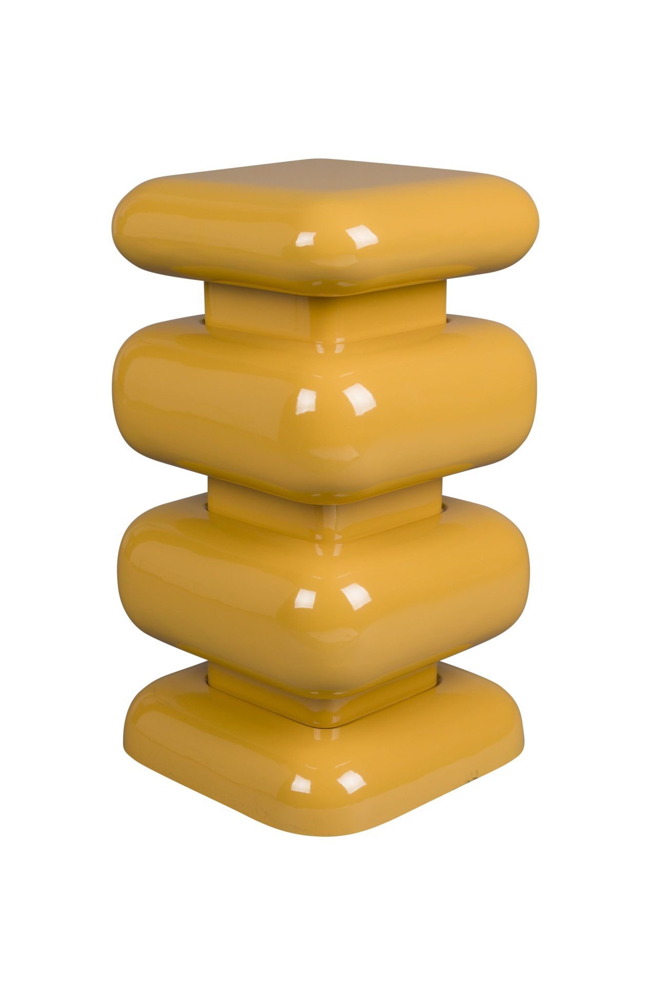 Dutchbone Beistelltisch Retro Hocker Couchtisch Stubby 70's Metall