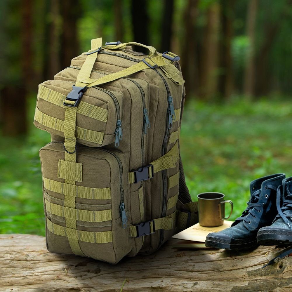 SHARK 35 Wander Rucksack Tasche Rucksack Backpack Olive Ranger Tactical Camping Liter Forcell