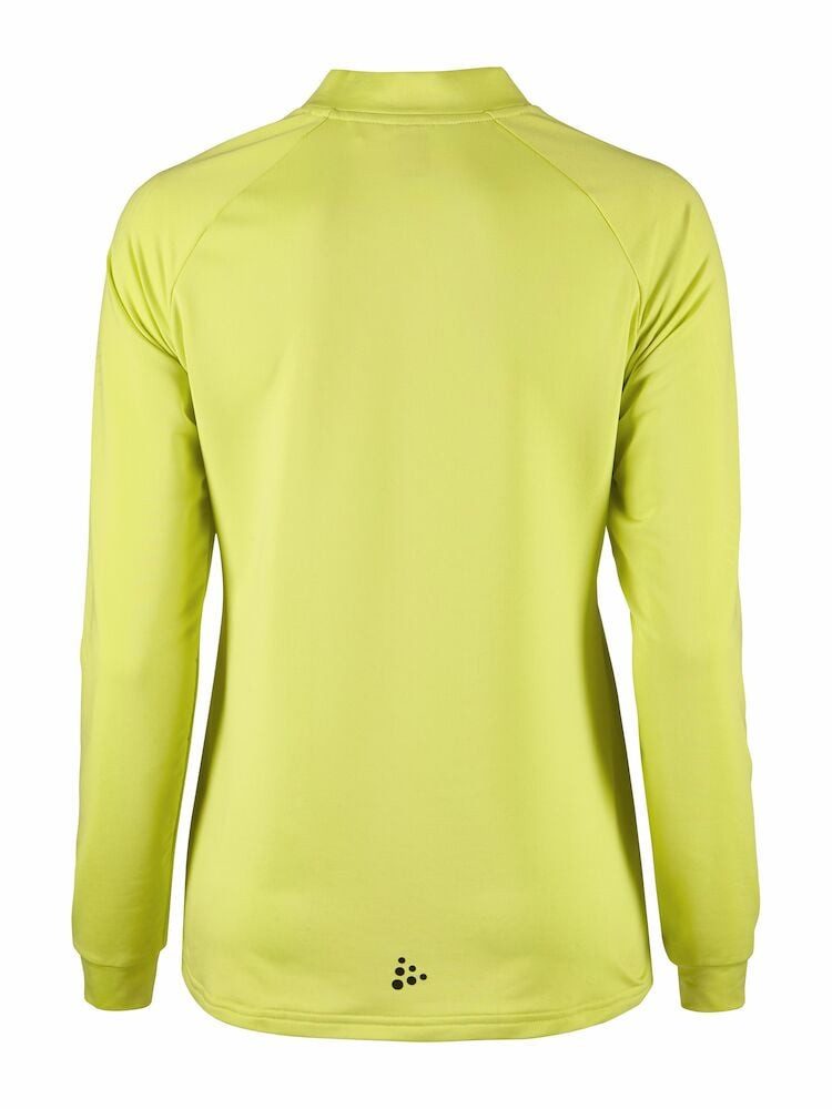 Craft Langarmshirt Extend Halfzip (hohe Bewegungsfreiheit, bequeme Passform) gelb Damen