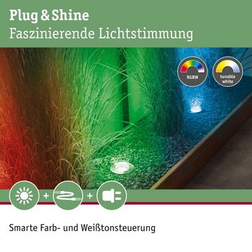 Paulmann LED Einbauleuchte LED Bodeneinbauspot IP65 RGBW Zigbee Einzeln, keine Angabe, Leuchtmittel enthalten: Ja, fest verbaut, LED, warmweiss, Einbaustrahler, Einbauleuchte
