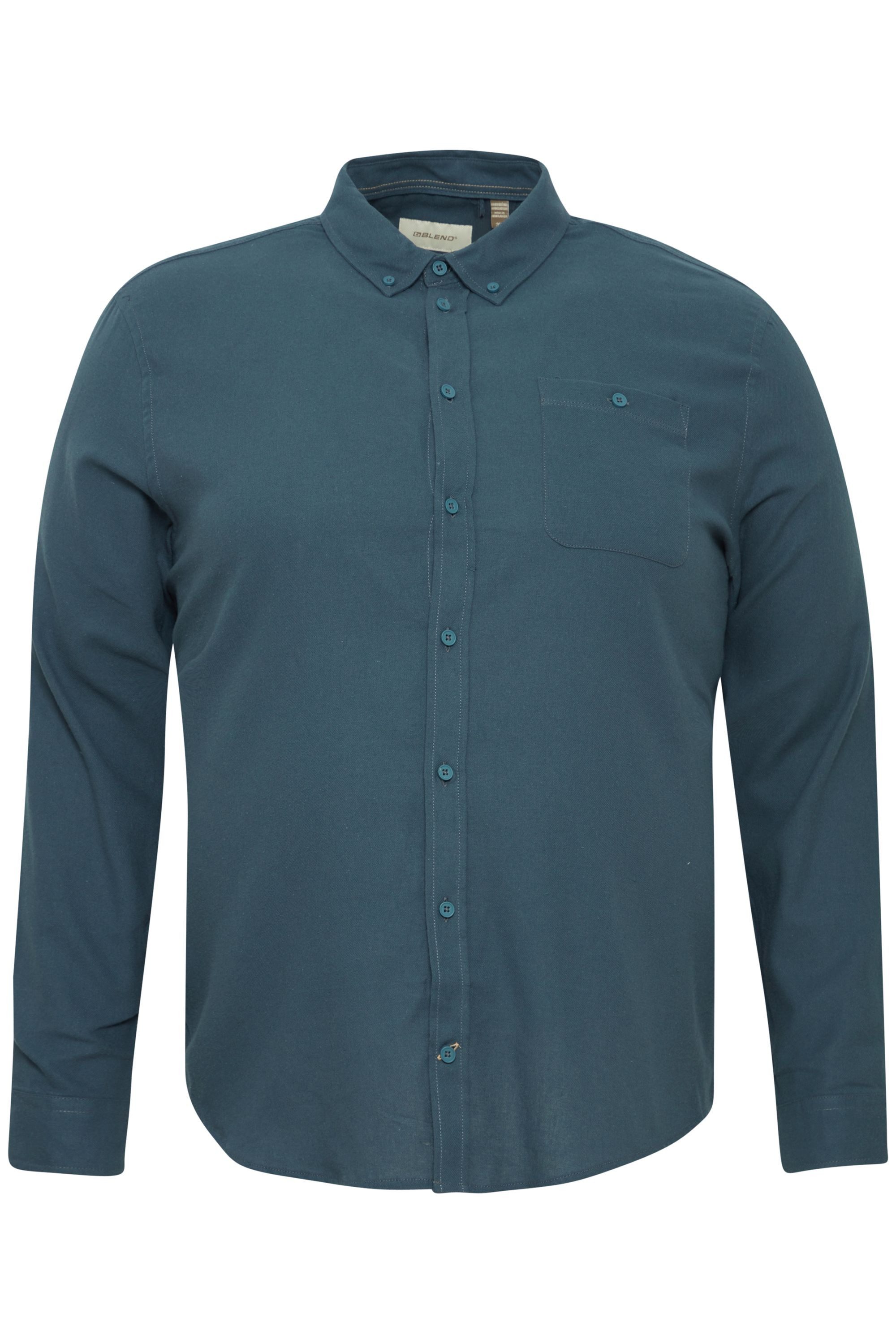 Blend Langarmhemd BHBShirt Lässiges Langarmhemd mit Brusttasche günstig online kaufen