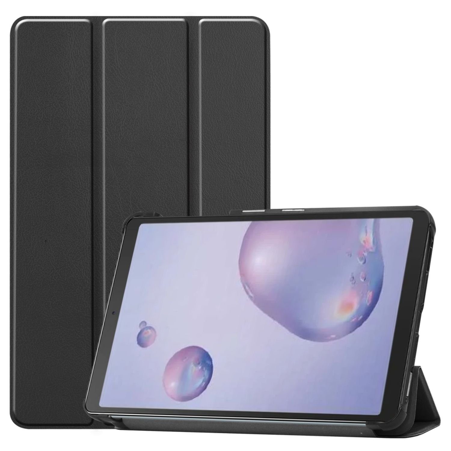 König Design Tablet-Hülle Samsung Galaxy Tab A 8.4 (2020), Tablethülle für Samsung  Galaxy Tab A 8.4 (2020) Schutztasche Wallet Cover 360 Case Etuis Schwarz