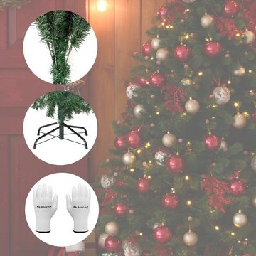 Salcar Künstlicher Weihnachtsbaum Grün Tannenbaum Weihnachtsbäume Künstlich Christbaum mit Ständer, Nordmmanntanne, 180 cm mit 560 PVC Spitzen