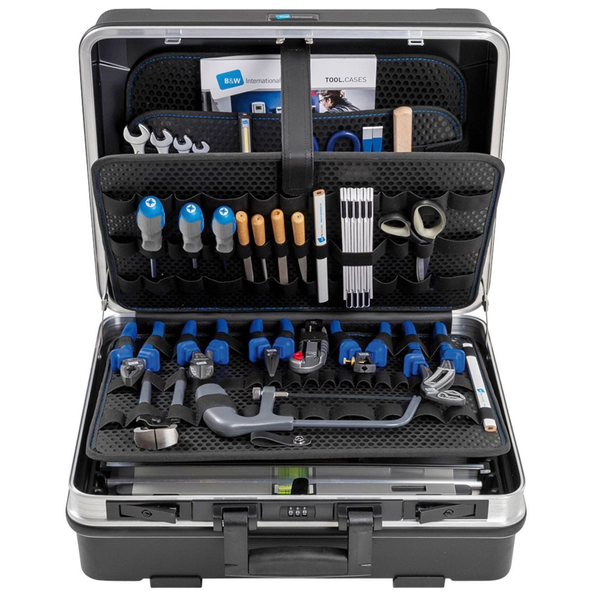 B&W International Werkzeugkoffer Tool Case ABS.343.L flex loops