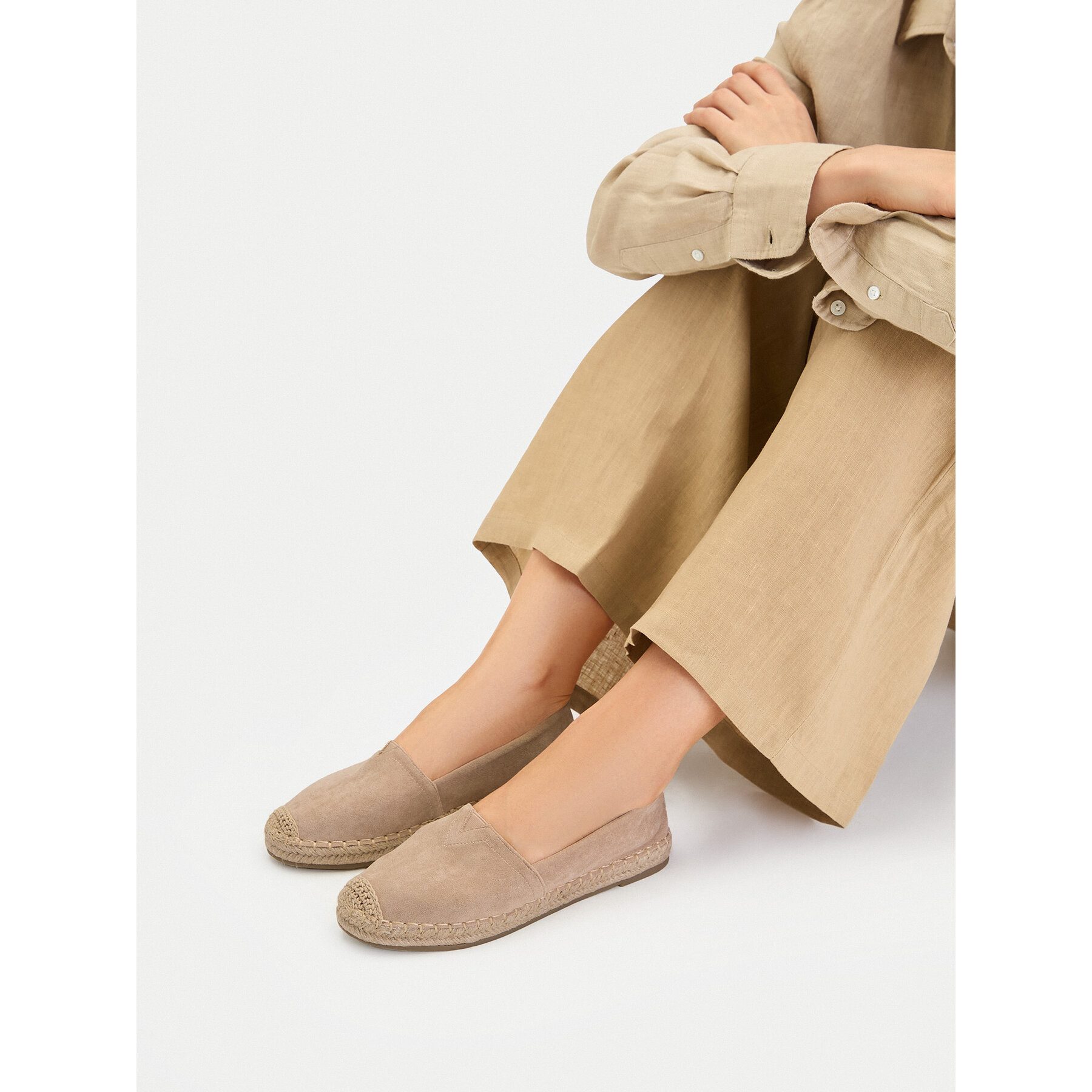 Jenny Jenny Damen-Espadrilles Beige Espadrille