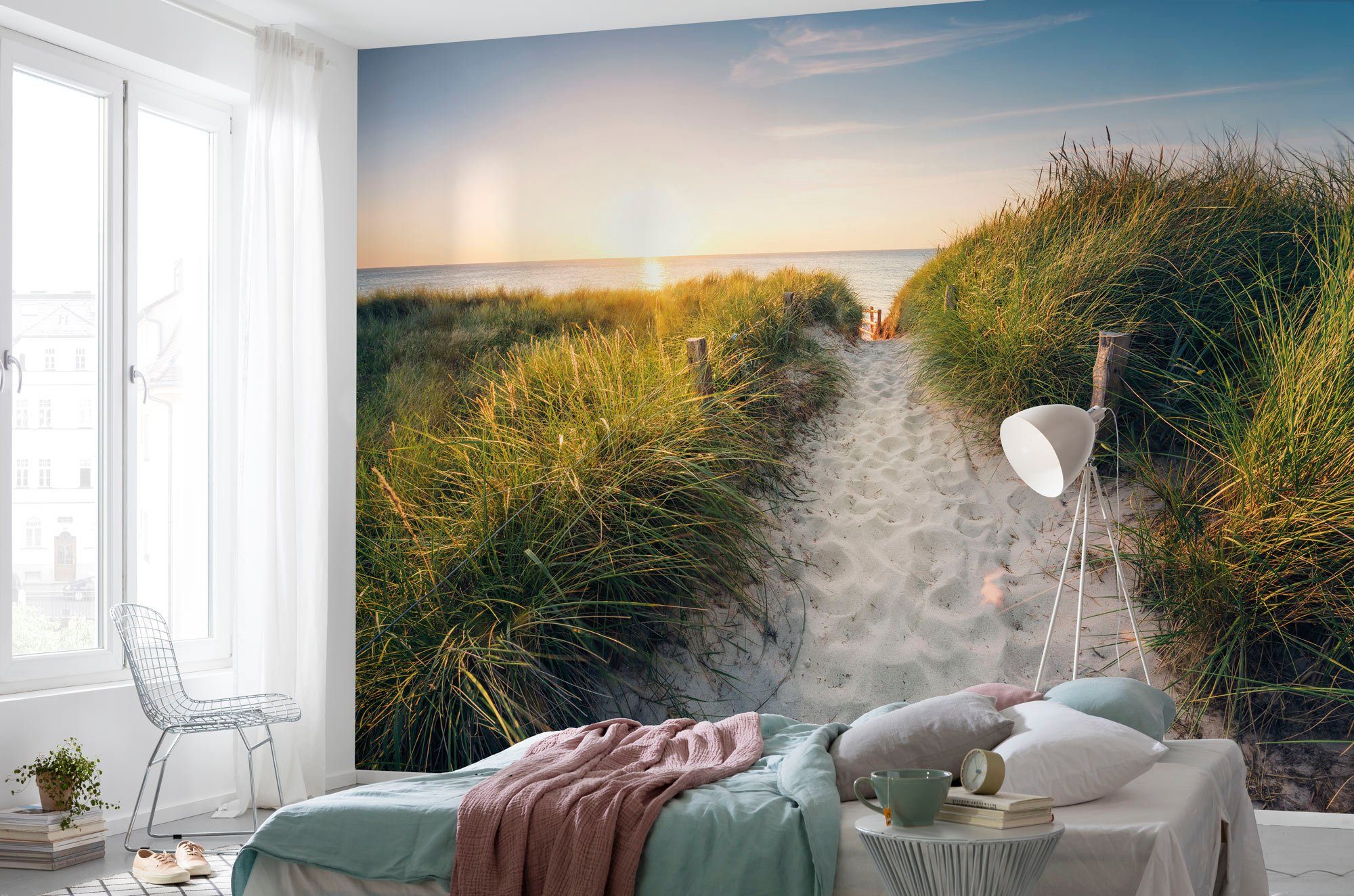 Vliestapete to Höhe), Komar (1 Way Kleister 368x248 cm the Beach, x St), (Breite inklusive