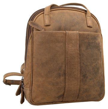 Bagan Cityrucksack, echt Leder