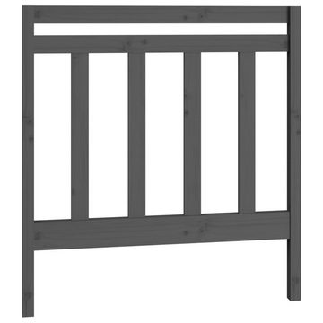 furnicato Bett Tagesbett Ausziehbar Grau 2x(90x190) cm Massivholz Kiefer