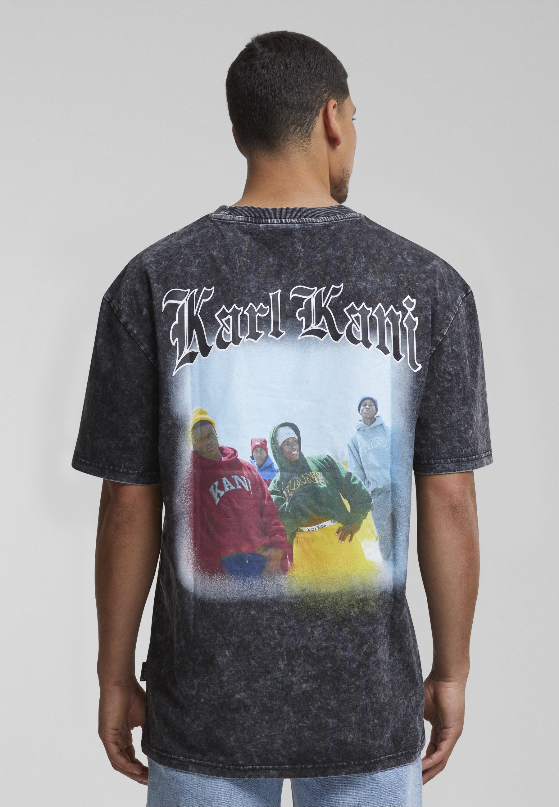 Karl Kani T-Shirt Karl Kani Herren KU242-006-1 Small Signature Washed Print Tee (1-tlg)