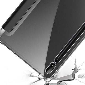 Numerva Tablet-Mappe Smart Cover Tablet Schutz Hülle für Samsung Galaxy Tab S7+ / S8+ 12,4 Zoll