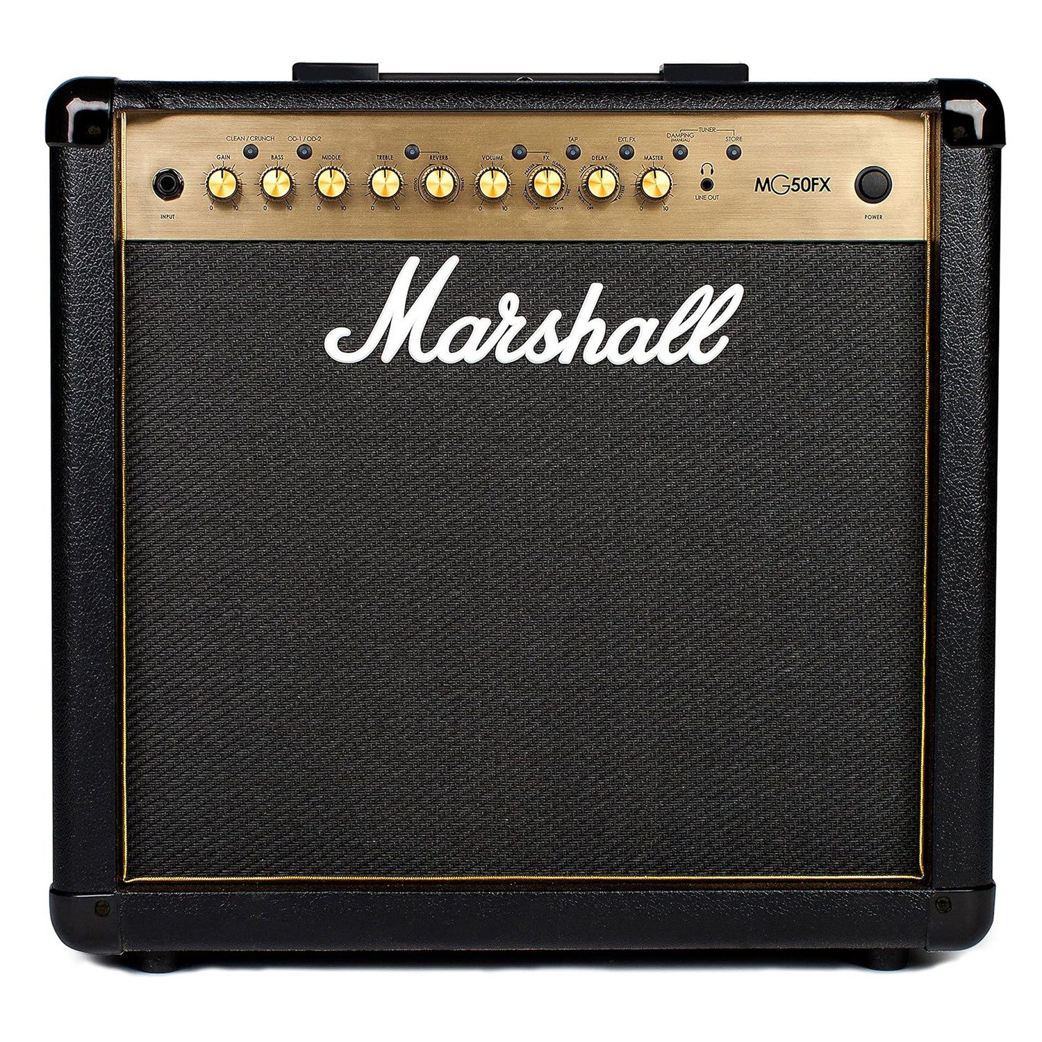 Marshall Marshall MG50GFX Gitarren-Verstärker mit Kabel Verstärker (Anzahl Kanäle: 4, 50,00 W, mit Klinkenkabel)