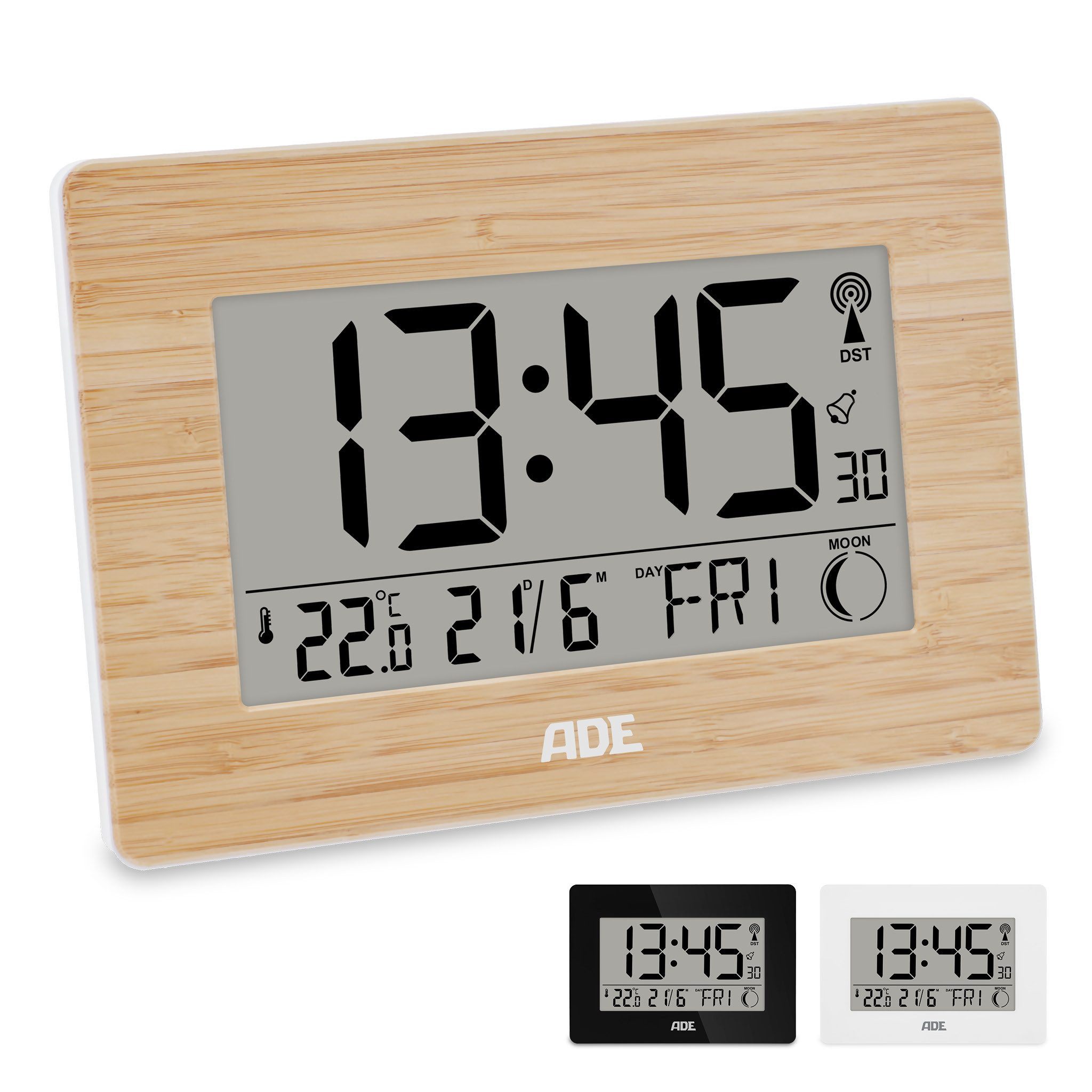 Funktischuhr Digitale Tischuhr und Wanduhr mit großem Display