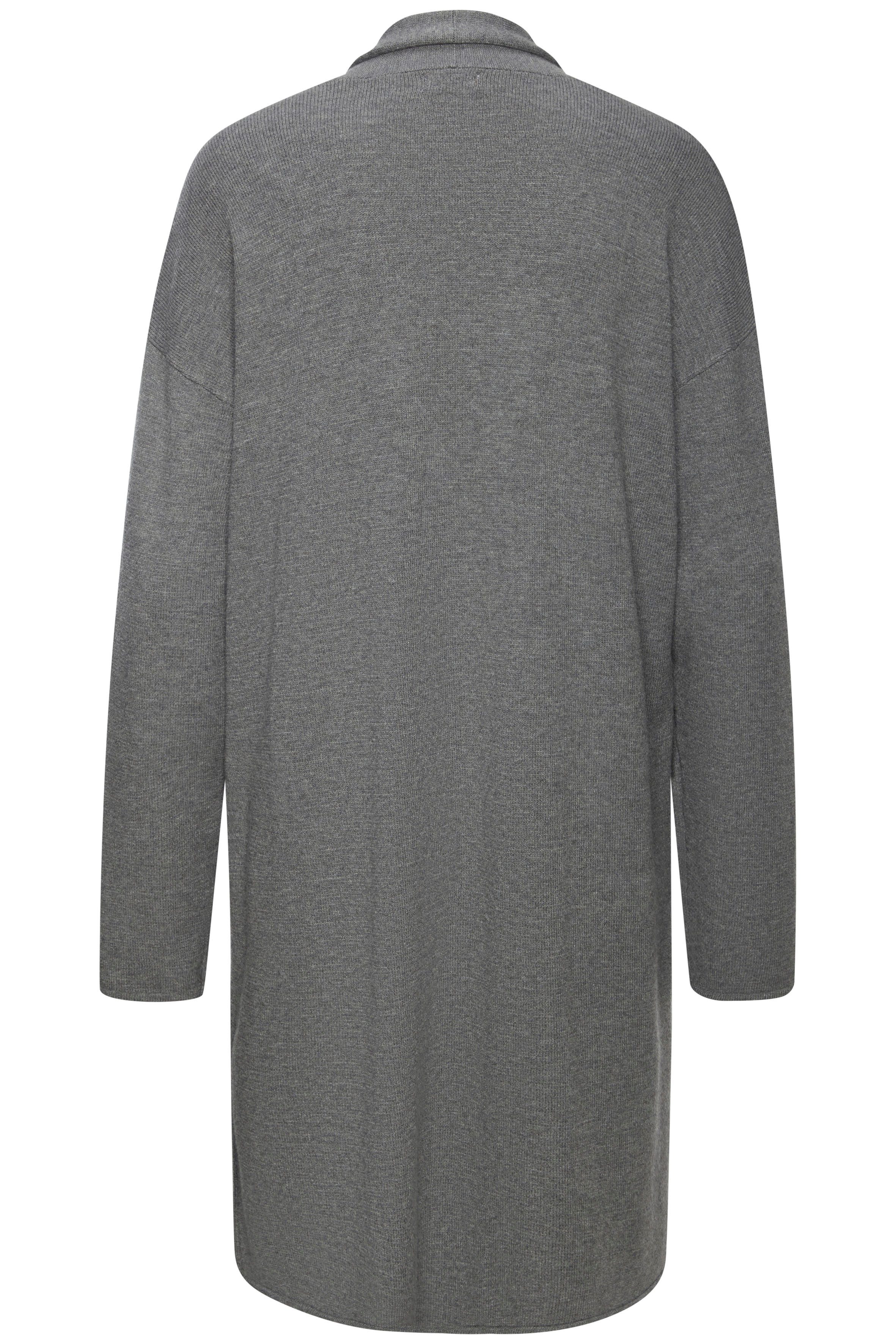 LASCANA Longstrickjacke mit aufgesetzte Taschen und Umlegekragen, Loungewear