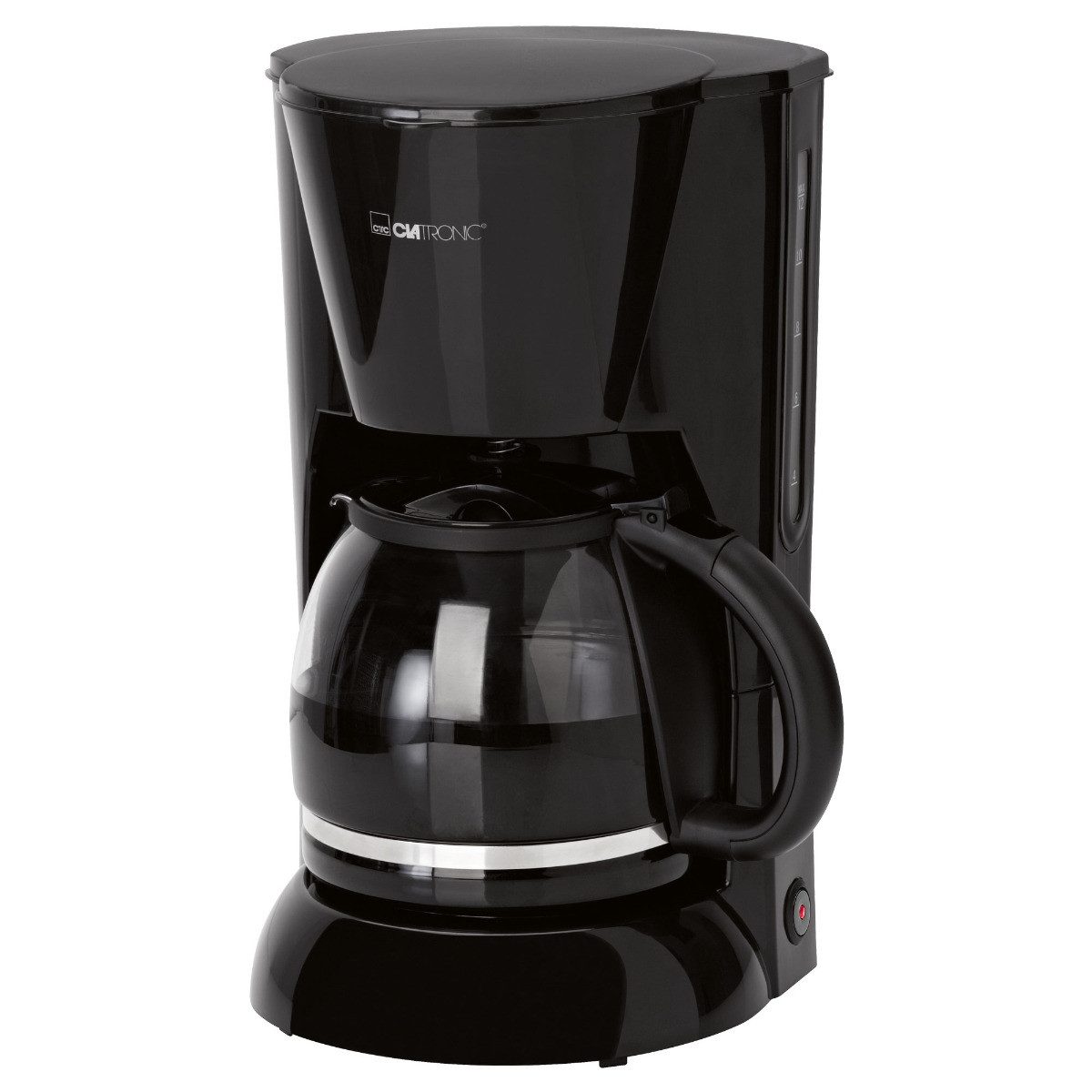 CLATRONIC Filterkaffeemaschine KA 3473 schwarz, für 12-14 Tassen, 900W, Nachtropfsicherung