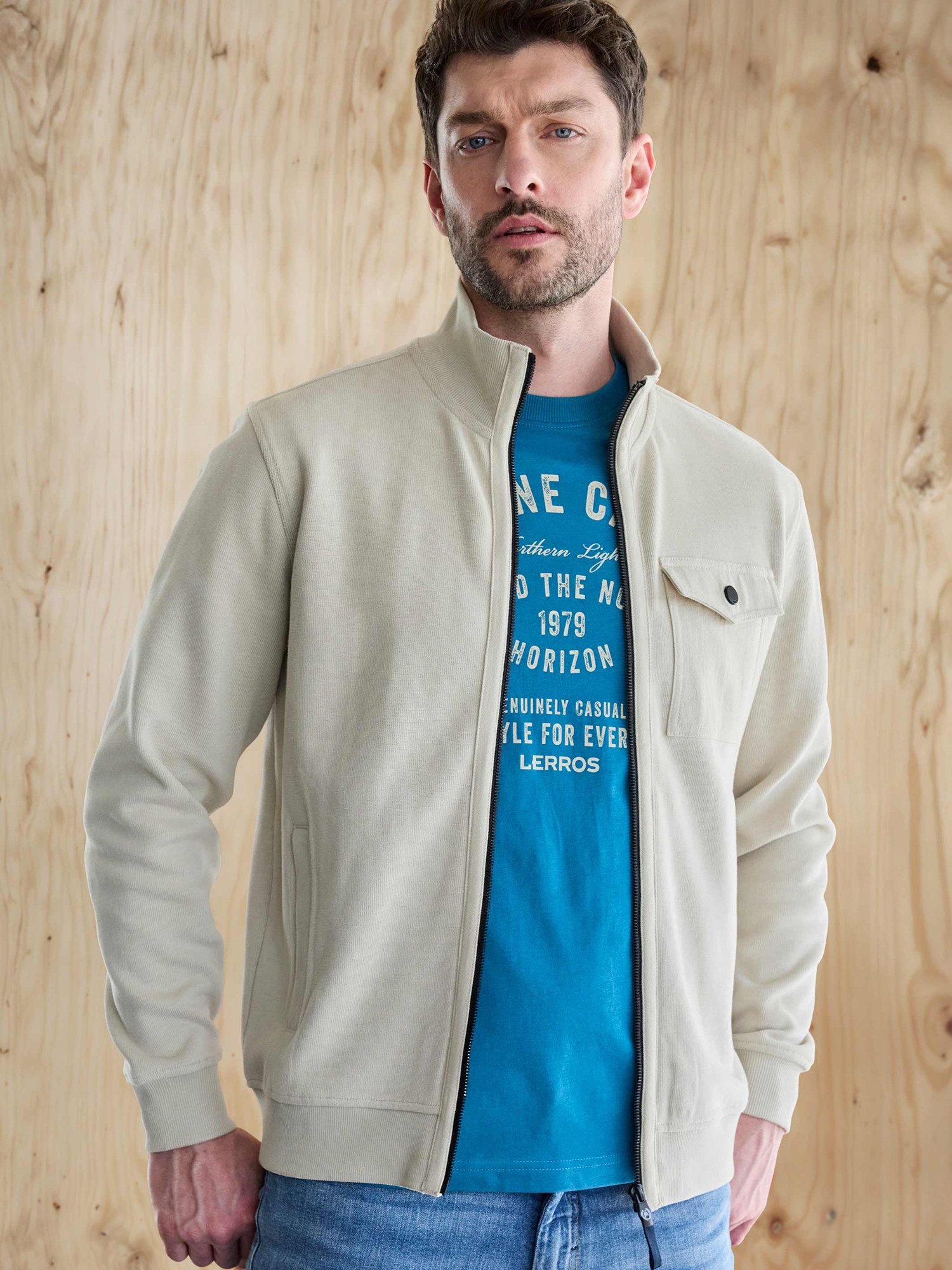 Sweatjacke Sweatjacke für Herren, modisch-sportiv
