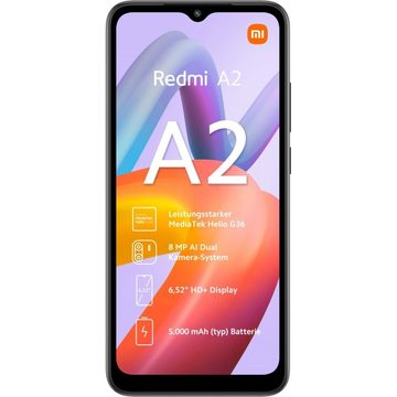 Xiaomi Redmi A2 64 GB / 3 GB - Smartphone - schwarz Smartphone (6,5 Zoll, 64 GB Speicherplatz)