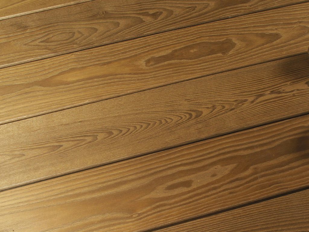 Woodtex Terrassendielen Terrassendiele Thermo-Esche, BxL: je 13x360 cm, 21 mm Stärke