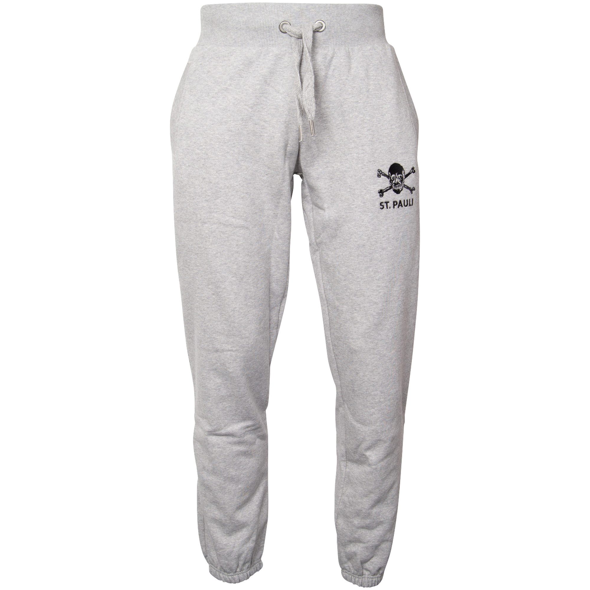FC St. Pauli Jogginghose FC St. Pauli - Sweathose Totenkopf - grau