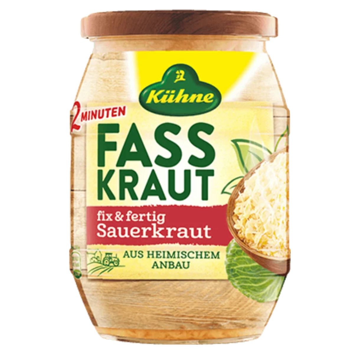 Kühne Gemüsekonserve, Kühne Fasskraut 2 Minuten