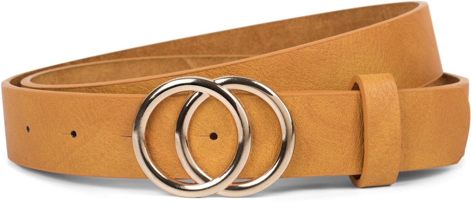 styleBREAKER Synthetikgürtel Gürtel mit Ringschnalle (1-St)